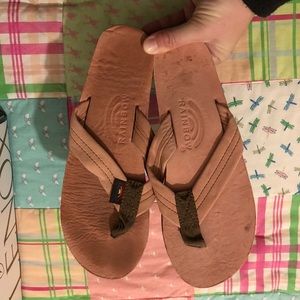 Pink rainbows size equivalent to 7 1/2